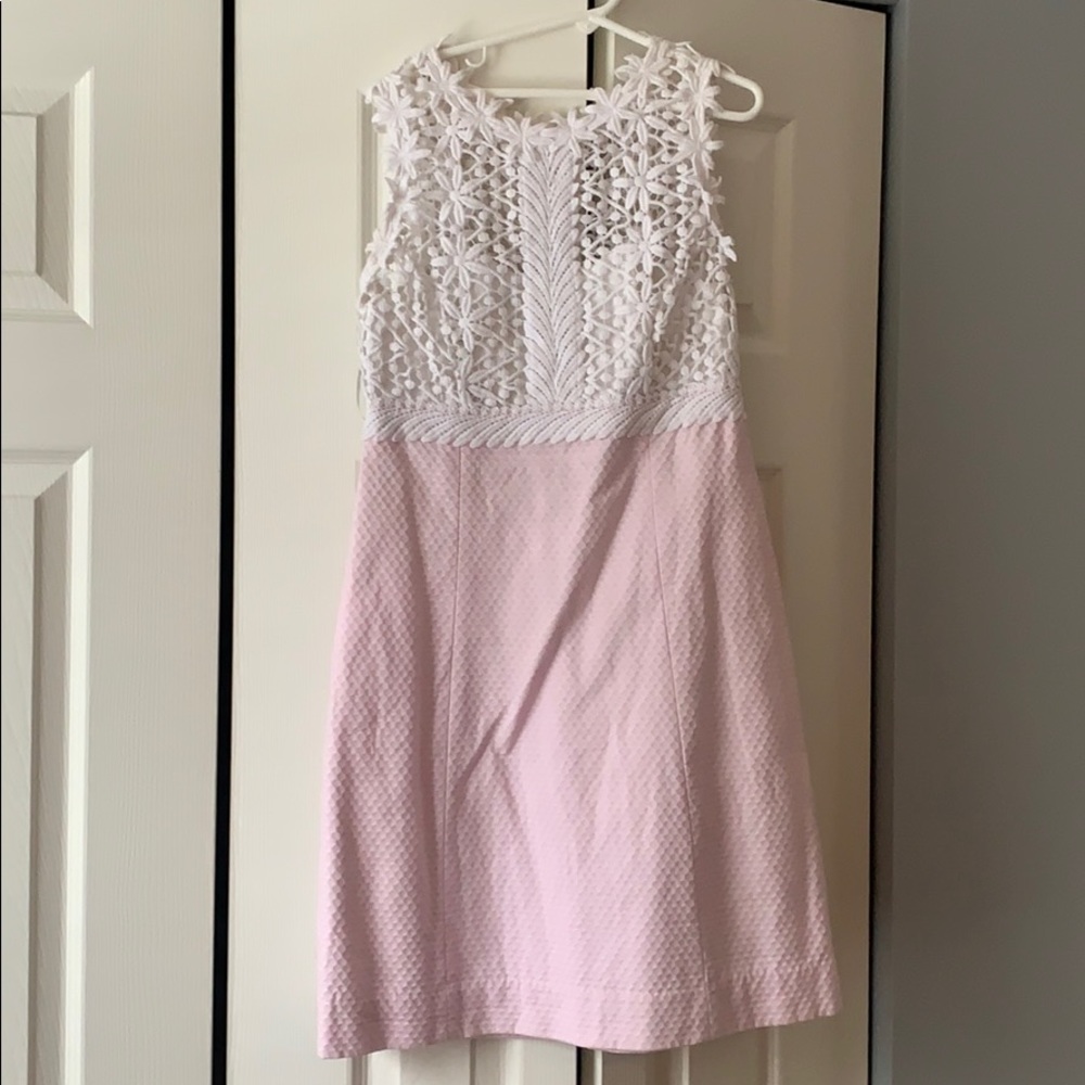 Lily Pulitzer Breakers Lace Top Shift Dress